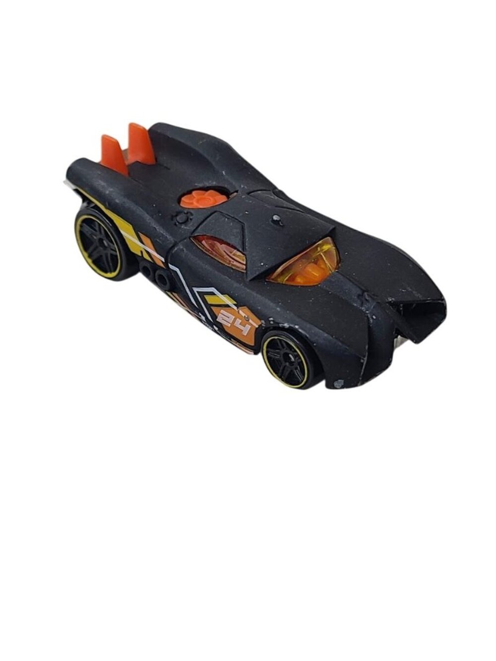 Hot Wheels Prototype H-24 2019 Track Builder Black Orange Diecast From 5 Pack
